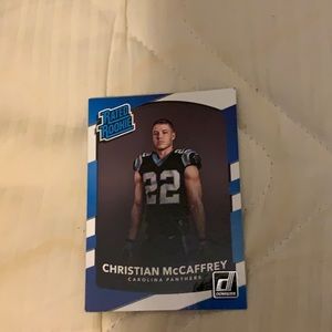 Christian McCaffery Rookie Football Card